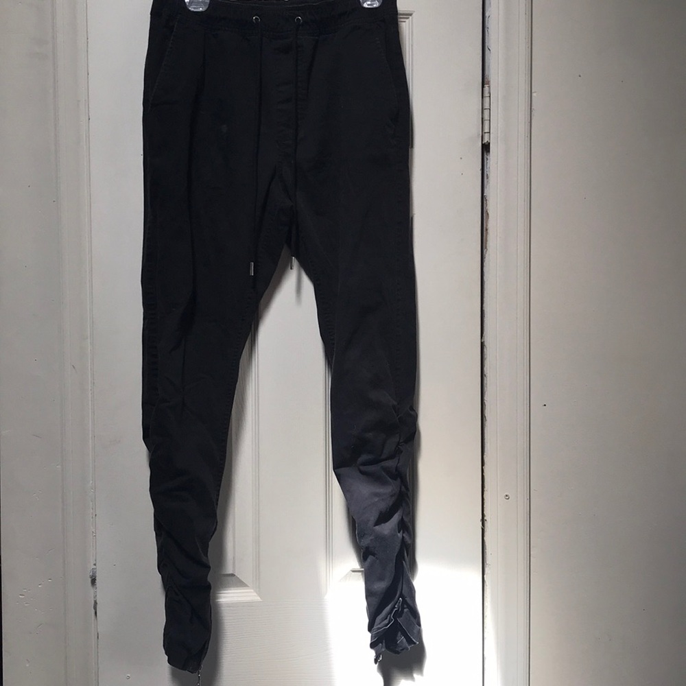 mens forever 21 zipper leg joggers size small
